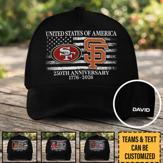 250 Years Anniversary Customized Classic Cap