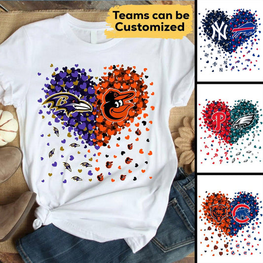 Just A Girl Loves Her Teams - Customized Shirt (clt)